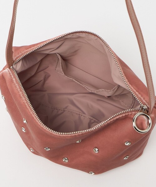 green label relaxing(グリーンレーベルリラクシング)の「ビジュー ポシェット(ショルダーバッグ・キッズ・モカ/ピンク・FREE)」の8枚目の写真