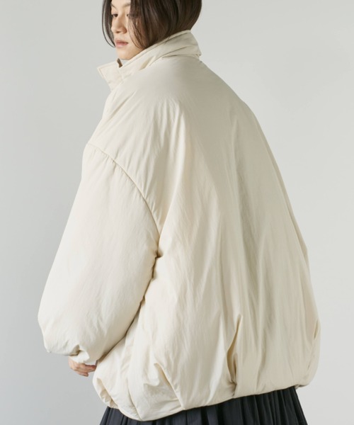 Libra Cue（リブラ キュー）の「モンスターショートコート（ダウンジャケット/コート・レディース・ブラック/アイボリー/ブラウン・FREE）」の14枚目の写真