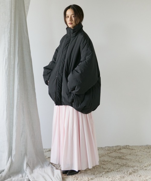 Libra Cue（リブラ キュー）の「モンスターショートコート（ダウンジャケット/コート・レディース・ブラック/アイボリー/ブラウン・FREE）」の21枚目の写真