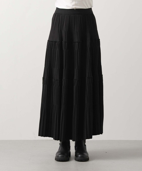 セール】カットティアードプリーツスカート（スカート）｜Gready