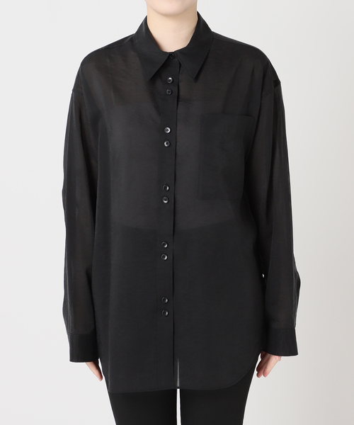 JOURNAL STANDARD（ジャーナルスタンダード）の「《追加2》キュプラヴィンテージローンシャツ（シャツ/ブラウス・レディース・ブラウン/ブラック・FREE）」の17枚目の写真