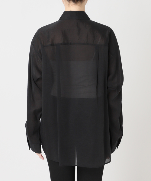 JOURNAL STANDARD（ジャーナルスタンダード）の「《追加2》キュプラヴィンテージローンシャツ（シャツ/ブラウス・レディース・ブラウン/ブラック・FREE）」の19枚目の写真