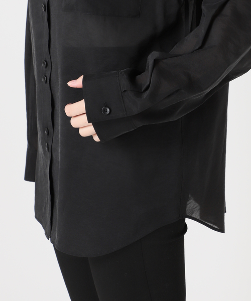 JOURNAL STANDARD（ジャーナルスタンダード）の「《追加2》キュプラヴィンテージローンシャツ（シャツ/ブラウス・レディース・ブラウン/ブラック・FREE）」の22枚目の写真