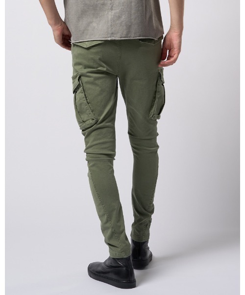 wjk(ダヴルジェイケイ)の「slim easy banana cargo(カーゴパンツ・メンズ・ブラック/カーキ・SMALL/MEDIUM/LARGE/X-LARGE)」の8枚目の写真