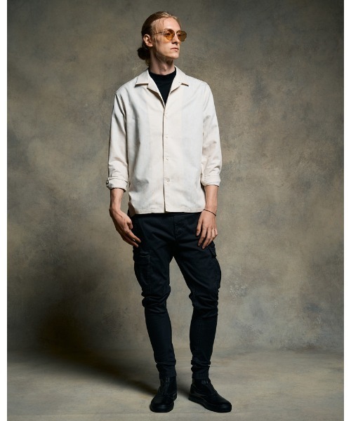 wjk(ダヴルジェイケイ)の「slim easy banana cargo(カーゴパンツ・メンズ・ブラック/カーキ・SMALL/MEDIUM/LARGE/X-LARGE)」の10枚目の写真