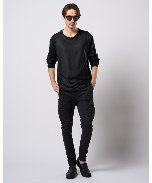 wjk(ダヴルジェイケイ)の「slim easy banana cargo(カーゴパンツ・メンズ・ブラック/カーキ・SMALL/MEDIUM/LARGE/X-LARGE)」の21枚目の写真