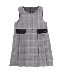 BeBe（ベベ）の「【お揃い】グレンチェックプリーツジャンパースカート(90~150cm)（ジャンパースカート・キッズ）」