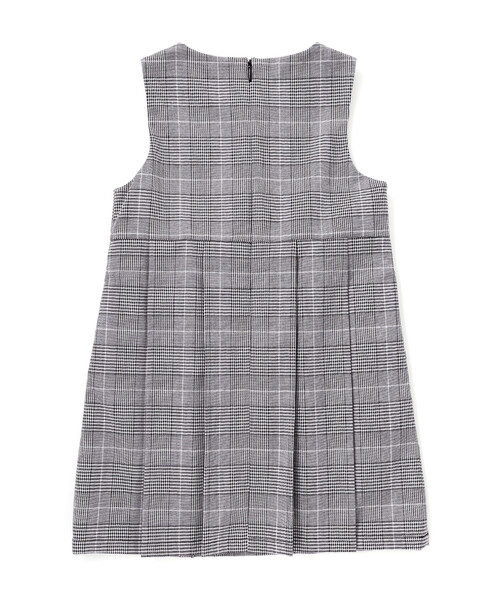 BeBe（ベベ）の「【お揃い】グレンチェックプリーツジャンパースカート（ジャンパースカート・キッズ・ブラウン系その他/グレー系その他・120cm/140cm/130cm/150cm/110cm）」の12枚目の写真