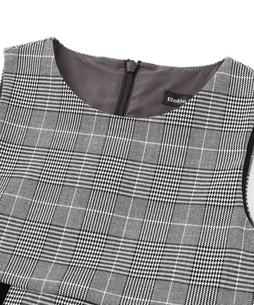 BeBe（ベベ）の「【お揃い】グレンチェックプリーツジャンパースカート（ジャンパースカート・キッズ・ブラウン系その他/グレー系その他・120cm/140cm/130cm/150cm/110cm）」の13枚目の写真