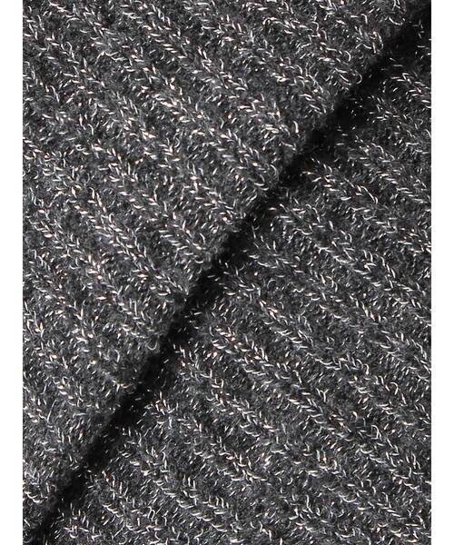 GYDA(ジェイダ)の「2WAYオフショルラメニットチュニック(チュニック・レディース・オフホワイト/ブラック・FREE)」の10枚目の写真