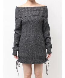 GYDA | 2WAYオフショルラメニットチュニック(チュニック)