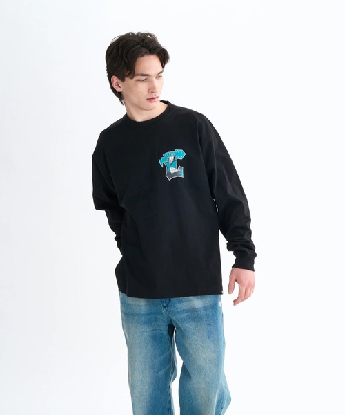 ELEMENT(エレメント)の「ELEMENT メンズ TAG LS ロンT 【2025年秋冬モデル】/エレメントバックプリントビックシルエット長袖ロンT(Tシャツ/カットソー・メンズ・ブラック系その他/ブラック/ホワイト・X-LARGE/LARGE/MEDIUM)」の14枚目の写真