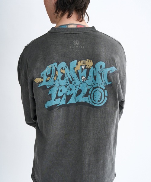 ELEMENT(エレメント)の「ELEMENT メンズ TAG LS ロンT 【2025年秋冬モデル】/エレメントバックプリントビックシルエット長袖ロンT(Tシャツ/カットソー・メンズ・ブラック系その他/ブラック/ホワイト・X-LARGE/LARGE/MEDIUM)」の17枚目の写真