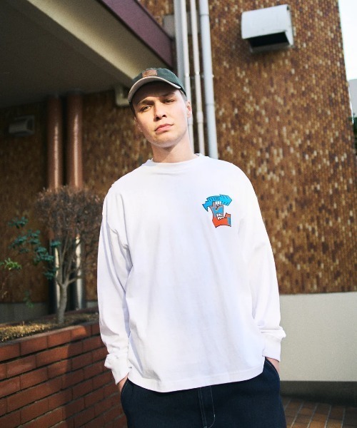 ELEMENT(エレメント)の「ELEMENT メンズ TAG LS ロンT 【2025年秋冬モデル】/エレメントバックプリントビックシルエット長袖ロンT(Tシャツ/カットソー・メンズ・ブラック系その他/ブラック/ホワイト・X-LARGE/LARGE/MEDIUM)」の12枚目の写真