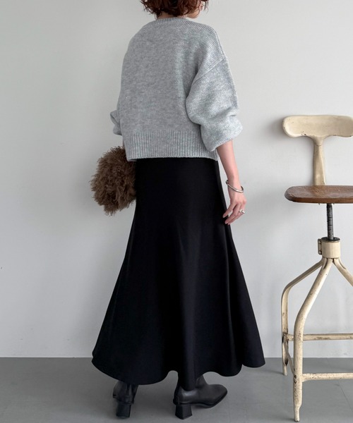 Doux archives(ドゥアルシーヴ)の「【大好評につき再入荷決定!】【新色追加】スパンコールショートニットプルオーバー(ニット/セーター・レディース・ミント/シルバーグレー/ピンク/チャコールグレー/アイボリー・FREE)」の9枚目の写真