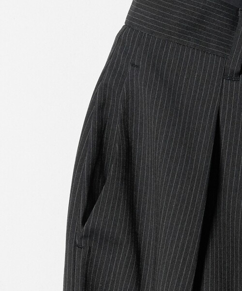 BEAUTY&YOUTH UNITED ARROWS(ビューティーアンドユースユナイテッドアローズ)の「毛ブレンド ストライプ タックロングスカート 防シワ ウォッシャブル(スカート・レディース・ダークグレー・XS/M/S)」の11枚目の写真