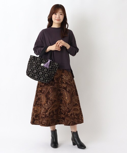 one'sterrace(ワンズテラス)の「FH ジャカードトートバッグ ルミラ(トートバッグ・レディース・ブラック系8・99)」の10枚目の写真