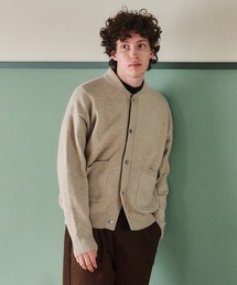 PENDLETON（ペンドルトン）の「【MAISON CLUB】Wool Over Knit MA-1 Cardigan / ウールオーバーニットカーディガン KKP（カーディガン/ボレロ）」
