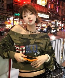 ニューヨーク・ヤンキース トレーナー　肩出し　オフショル 楽天市場】ヤンキース トレーナー（メンズファッション）の通販