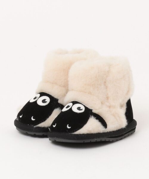 EMU Australia(エミューオーストラリア)の「Shaun The Sheep Waiker(ブーツ・キッズ・ナチュラル・6-12MONTH/12-18MONTH/18-24MONTH)」の1枚目の写真