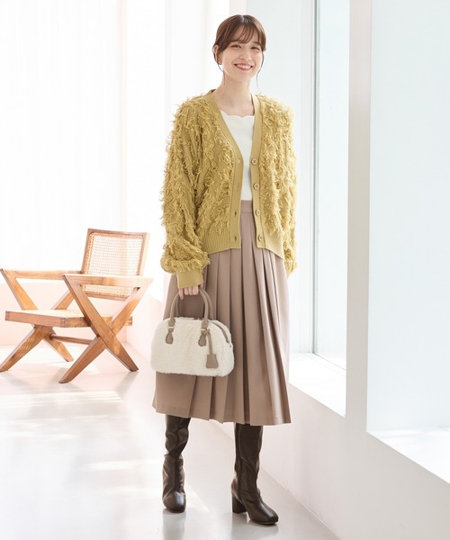 Honeys(ハニーズ)の「ヒールロングブーツ(ブーツ・レディース・ダークブラウン/ブラック・3L/L/LL/M/S)」の8枚目の写真