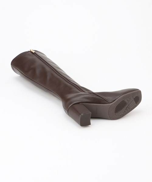 Honeys(ハニーズ)の「ヒールロングブーツ(ブーツ・レディース・ダークブラウン/ブラック・3L/L/LL/M/S)」の22枚目の写真