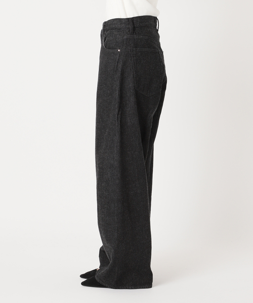 journal standard L'essage（ジャーナルスタンダードレサージュ）の「《追加3》ルーズウェービング 3D デニムパンツ（その他パンツ・レディース・ブラック/ネイビー・36/38）」の13枚目の写真