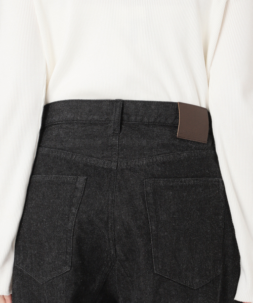 journal standard L'essage（ジャーナルスタンダードレサージュ）の「《追加3》ルーズウェービング 3D デニムパンツ（その他パンツ・レディース・ブラック/ネイビー・36/38）」の16枚目の写真