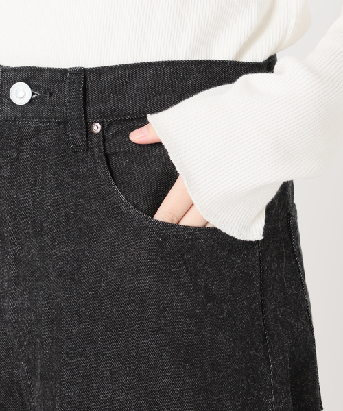 journal standard L'essage（ジャーナルスタンダードレサージュ）の「《追加3》ルーズウェービング 3D デニムパンツ（その他パンツ・レディース・ブラック/ネイビー・36/38）」の17枚目の写真