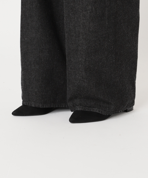 journal standard L'essage（ジャーナルスタンダードレサージュ）の「《追加3》ルーズウェービング 3D デニムパンツ（その他パンツ・レディース・ブラック/ネイビー・36/38）」の19枚目の写真