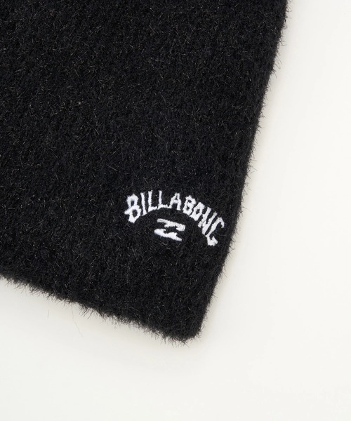 BILLABONG（ビラボン）の「BILLABONG レディース MOHAIR MIX LAME BEAN ビーニー 【2025年秋冬モデル】 @autumn /ビラボンロゴワンポイントモヘアラメニット帽・ビーニー（ニットキャップ/ビーニー・レディース・ブラック・FREE）」の8枚目の写真