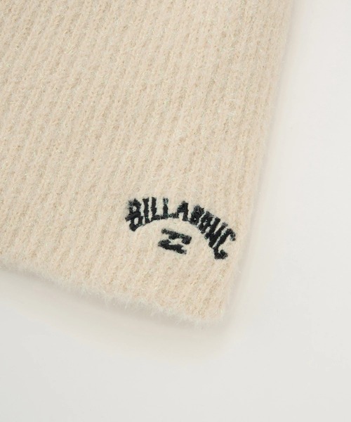 BILLABONG（ビラボン）の「BILLABONG レディース MOHAIR MIX LAME BEAN ビーニー 【2025年秋冬モデル】 @autumn /ビラボンロゴワンポイントモヘアラメニット帽・ビーニー（ニットキャップ/ビーニー・レディース・ブラック・FREE）」の4枚目の写真