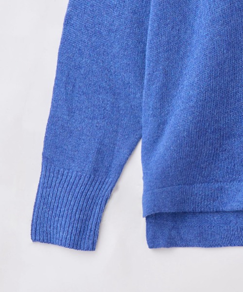 LA MARINE FRANCAISE（マリン フランセーズ）の「ウールテントラインカーディガン（カーディガン/ボレロ・レディース・ブラック/ブルー/ベージュ/グリーン・FREE）」の9枚目の写真