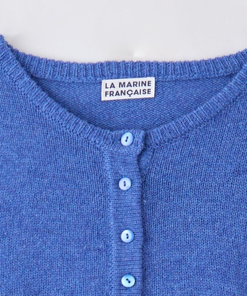 LA MARINE FRANCAISE（マリン フランセーズ）の「ウールテントラインカーディガン（カーディガン/ボレロ・レディース・ブラック/ブルー/ベージュ/グリーン・FREE）」の8枚目の写真