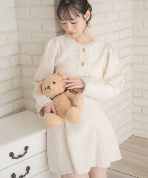 ems excite(エムズエキサイト)の「【セットアップ対応】バックレースアップミニSK(スカート・レディース・ベージュ/ナチュラル/ブラック・FREE)」の17枚目の写真