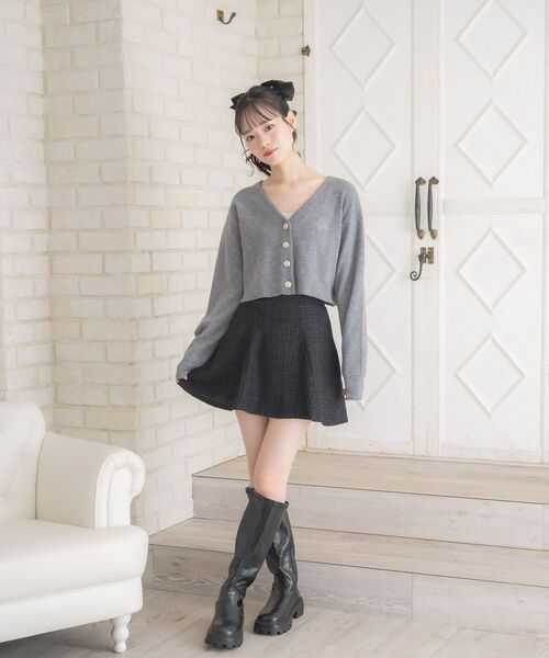 ems excite(エムズエキサイト)の「【セットアップ対応】バックレースアップミニSK(スカート・レディース・ベージュ/ナチュラル/ブラック・FREE)」の5枚目の写真