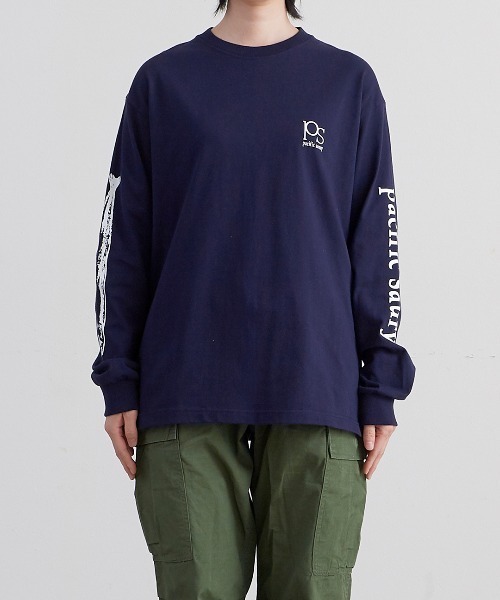 THE BAREFOOT(ベアフット)の「【 ALDAYS / オルデイズ 】PACIFIC SAURY / 秋刀魚 AL-AW018 DLI(Tシャツ/カットソー・レディース・ホワイト/グレー/ネイビー・FREE)」の7枚目の写真