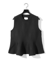 MIDIUMISOLID for Ladies ペプラムベスト