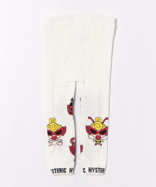 HYSTERIC MINI(ヒステリックミニ)の「MINI ALLSTAR 10分丈レギンス(レギンス/スパッツ・キッズ・ブラック/ホワイト/レッド・70-80cm/90-100cm)」の4枚目の写真