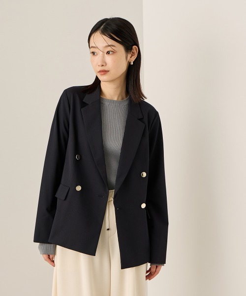 ketty(ケティ)の「チョウオンクルーネックニット≪手洗い可能≫(ニット/セーター・レディース・ライトグレー/ブラック系その他/ブラック/イエロー・M)」の12枚目の写真