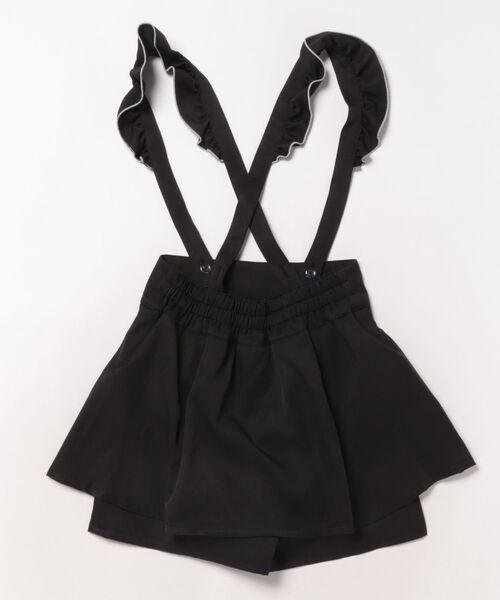 PINKHUNT（ピンクハント）の「PINKHUNT ピンクハント フリル肩紐付き ペプラムショートパンツ 1088K（その他パンツ・キッズ・ベビーピンク/ブラック・130cm/140cm/150cm/160cm/120cm）」の3枚目の写真