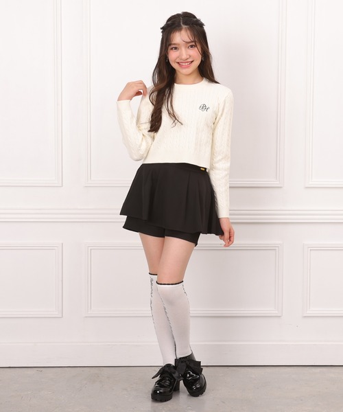 PINKHUNT（ピンクハント）の「PINKHUNT ピンクハント フリル肩紐付き ペプラムショートパンツ 1088K（その他パンツ・キッズ・ベビーピンク/ブラック・130cm/140cm/150cm/160cm/120cm）」の15枚目の写真