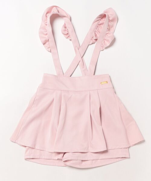 PINKHUNT（ピンクハント）の「PINKHUNT ピンクハント フリル肩紐付き ペプラムショートパンツ 1088K（その他パンツ・キッズ・ベビーピンク/ブラック・130cm/140cm/150cm/160cm/120cm）」の5枚目の写真