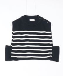 セール/ブランド古着】HYKE｜ハイクのベスト（ボーダー柄）古着通販