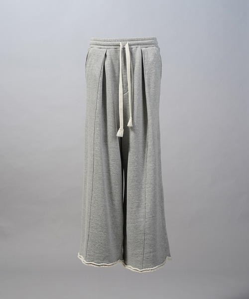 MAISON SPECIAL（メゾンスペシャル）の「《UNISEX》Loop-knit Tuck Wide Sweatpants/吊り編み裏毛タックワイドスウェットパンツ【MAISON SPECIAL/メゾンスペシャル】（スウェットパンツ・メンズ・グレー/ブラック/ライトグレー・0/1/2）」の21枚目の写真