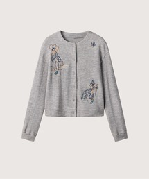LA POMME jours（ラポミ・ジュール）の「Embroidered Character Cardigan（カーディガン/ボレロ）」
