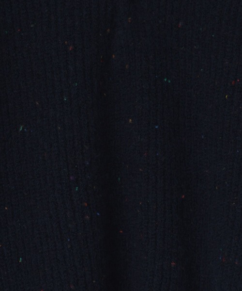 LOWRYS FARM（ローリーズファーム）の「【LFM(U)】カラーネップニットポロ　 618257（ニット/セーター・メンズ・ブラウン/ネイビー/チャコールグレー・FREE）」の11枚目の写真