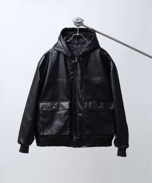 セール】ビンテージPU A-2タイプパーカー（ブルゾン）｜Art re A