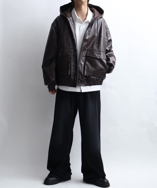 セール】ビンテージPU A-2タイプパーカー（ブルゾン）｜Art re A