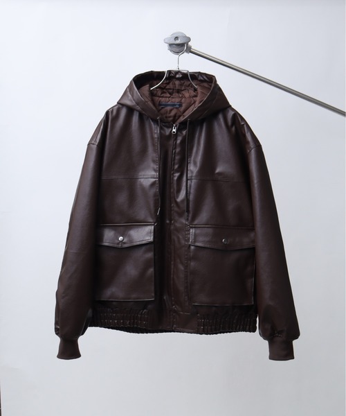 セール】ビンテージPU A-2タイプパーカー（ブルゾン）｜Art re A